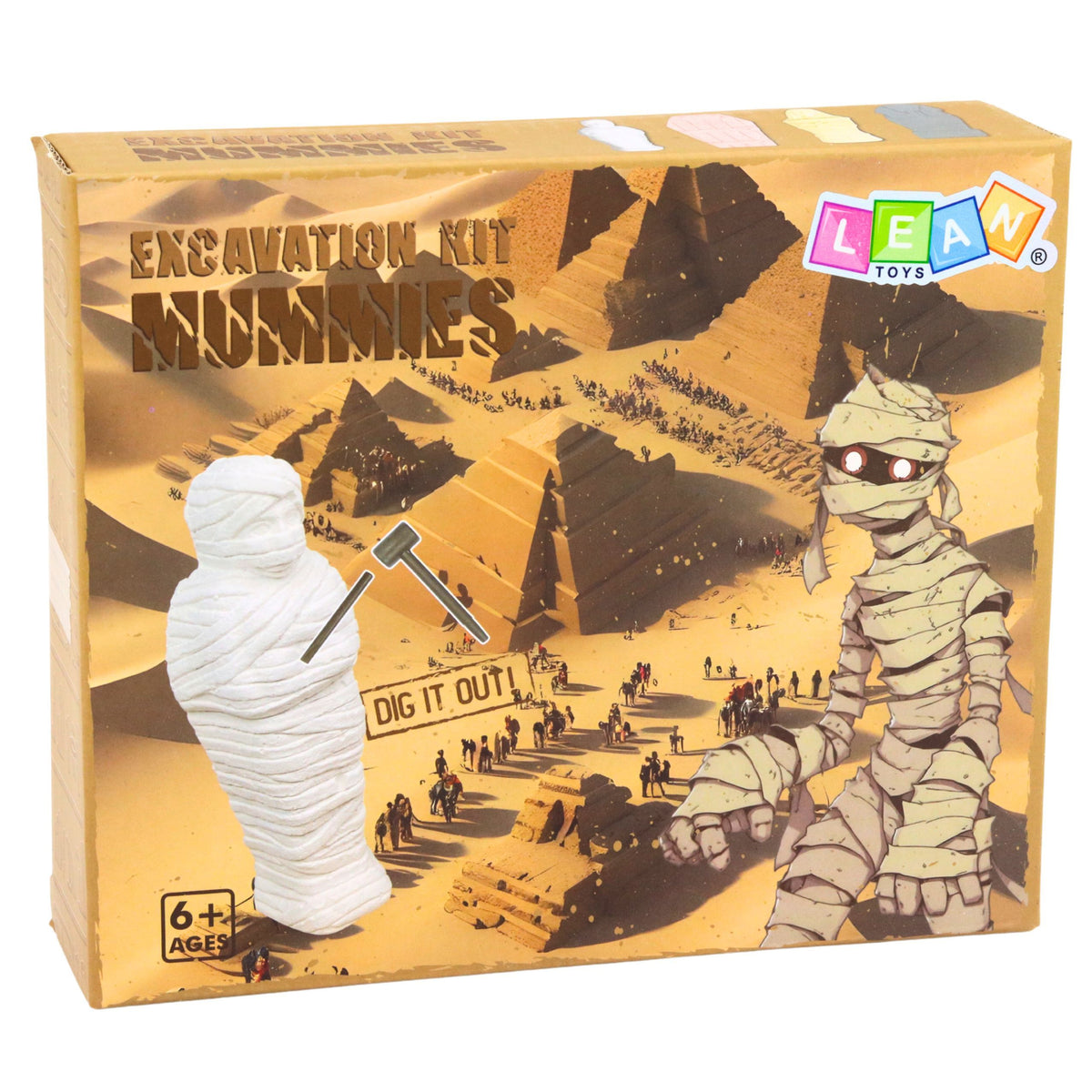 Archaeological Set Ancient Egyptian Excavations Figurines