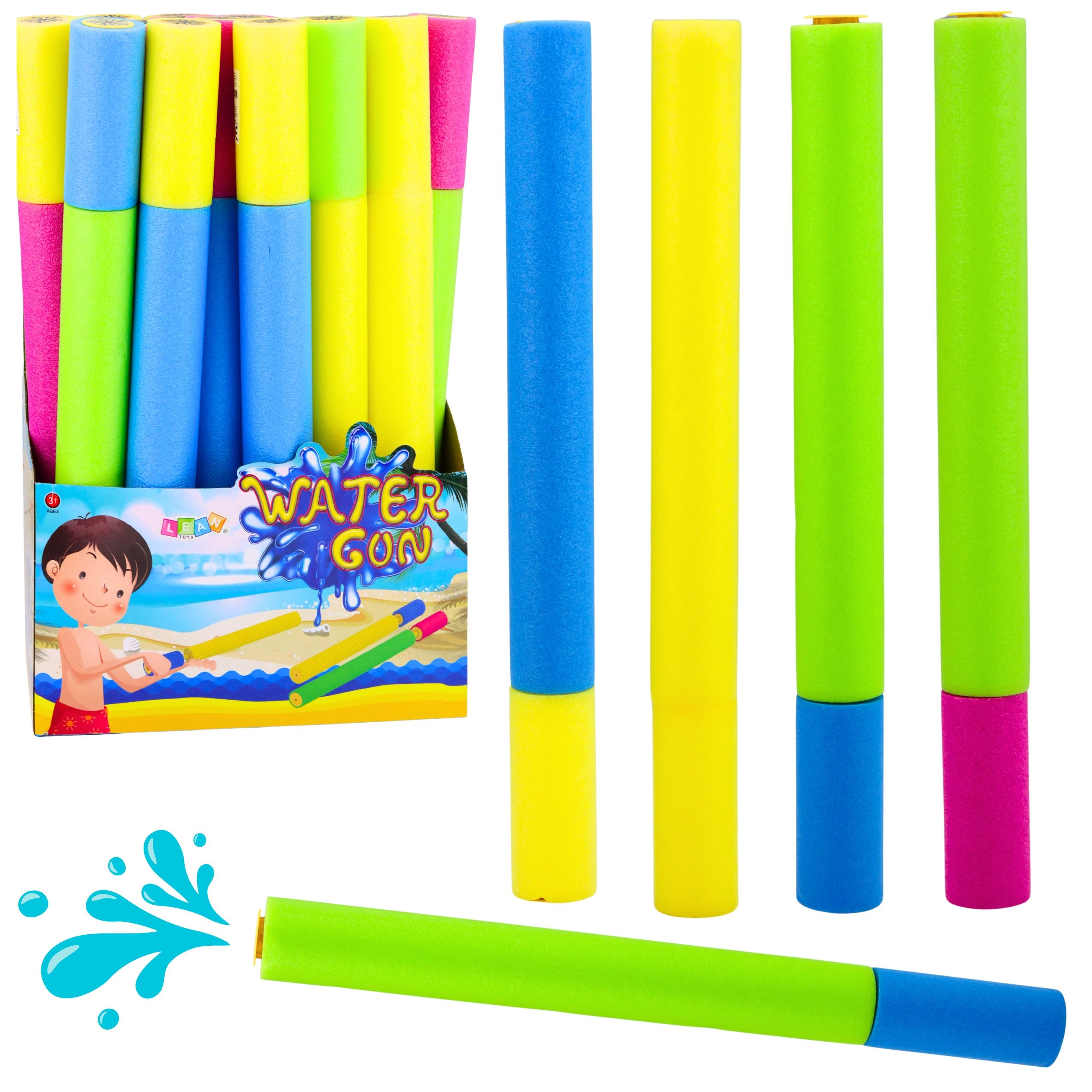 Foam Water Gun Pump Syringe Colored 50 Cm