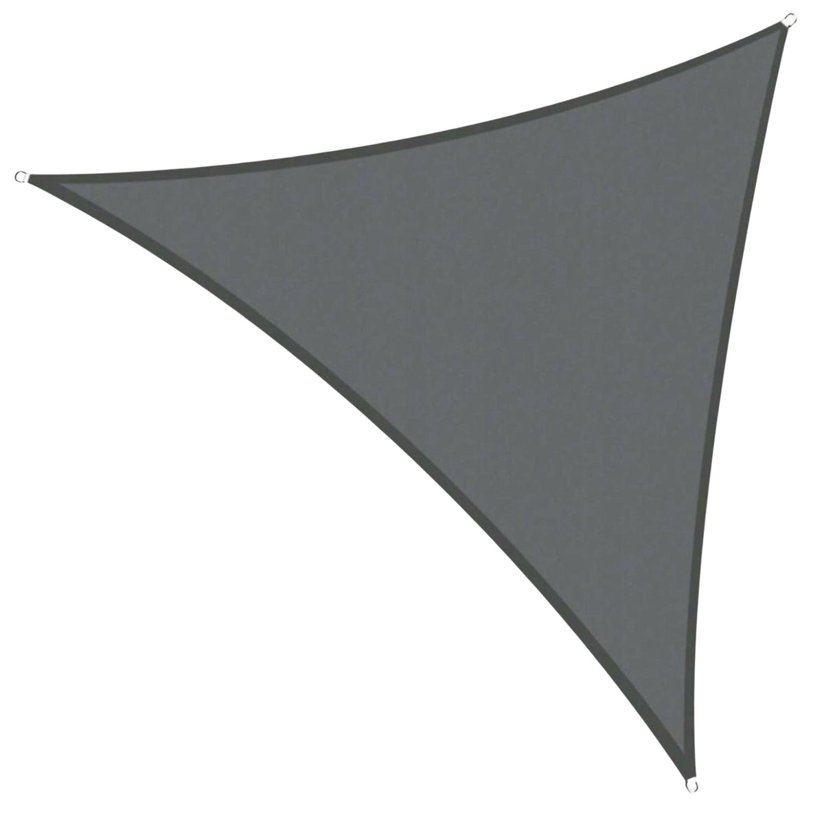 Tenda Da Sole Da Giardino Impermeabile Triangolare Grigia 400x400 Cm