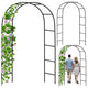 Metal Garden Pergola For Plants Support For Climbers Arch 240x140 Cm