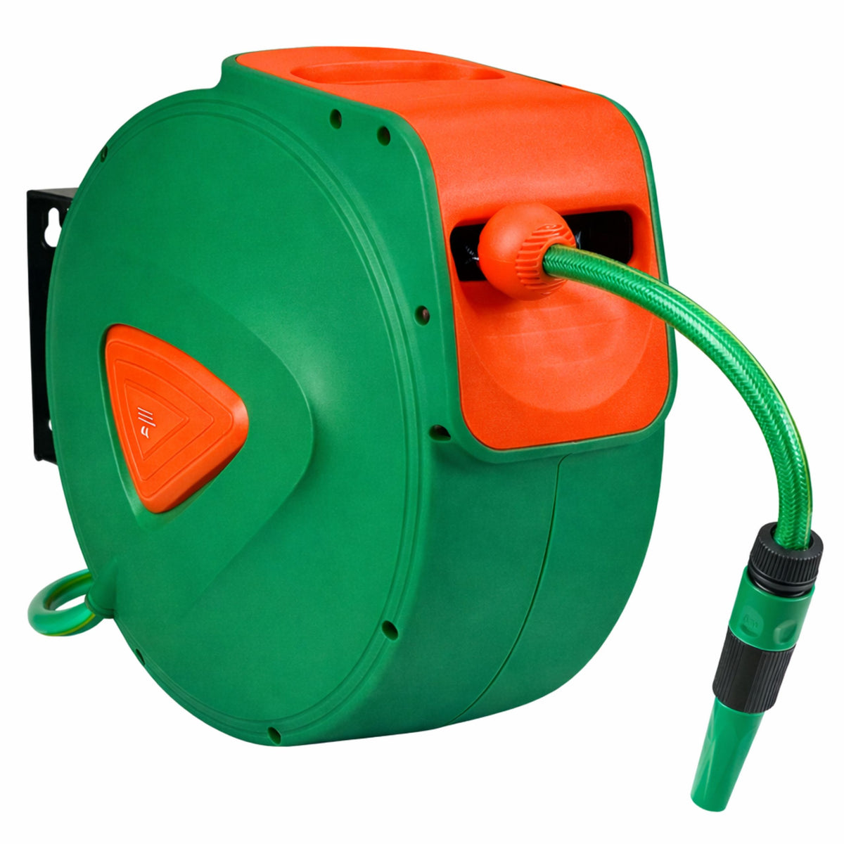 Wandmontierter automatischer Aufroller mit Gartenschlauch 20 m + 2 m