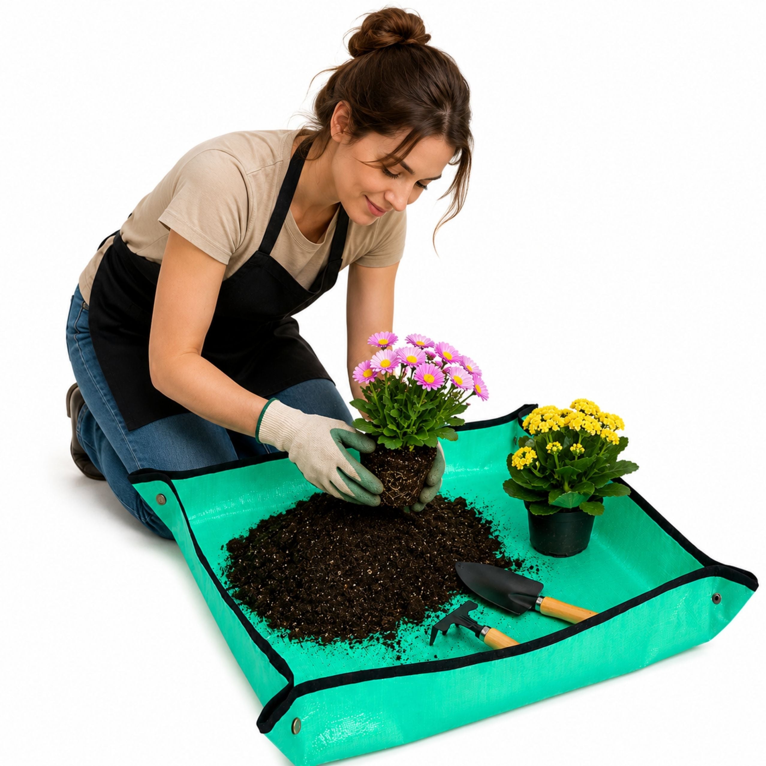 Garden Mat Pad For Repotting Plants And Flowers 100 X 80 Cm