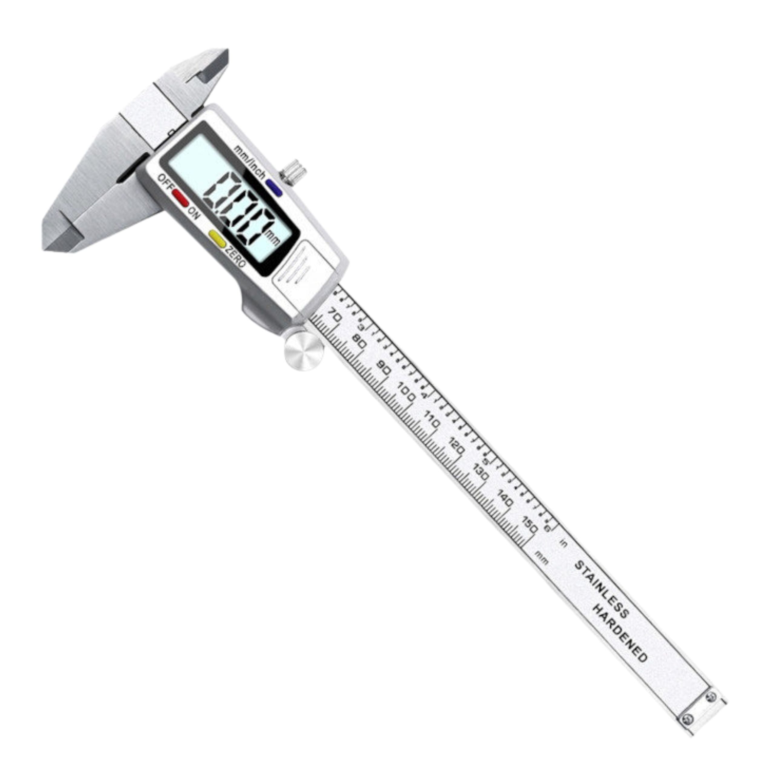 Electronic Digital Lcd Caliper Precision Stainless Steel 150 Mm