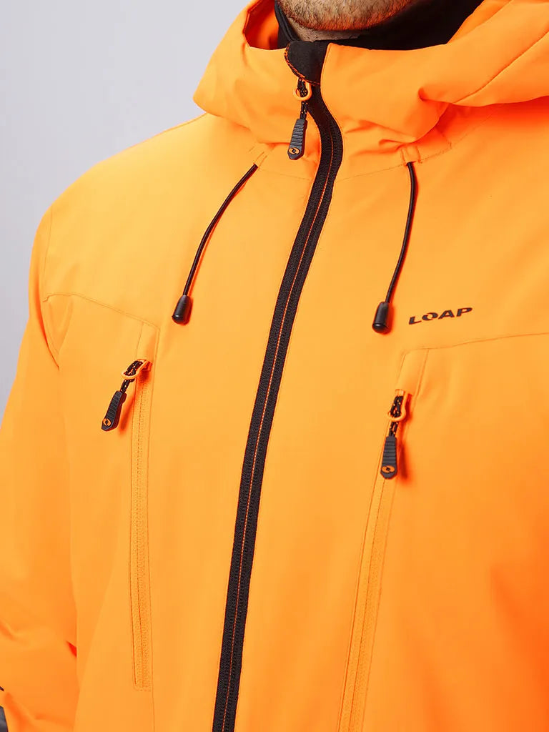 Men's Ski Jacket Loap Lawnor Orange Orange
