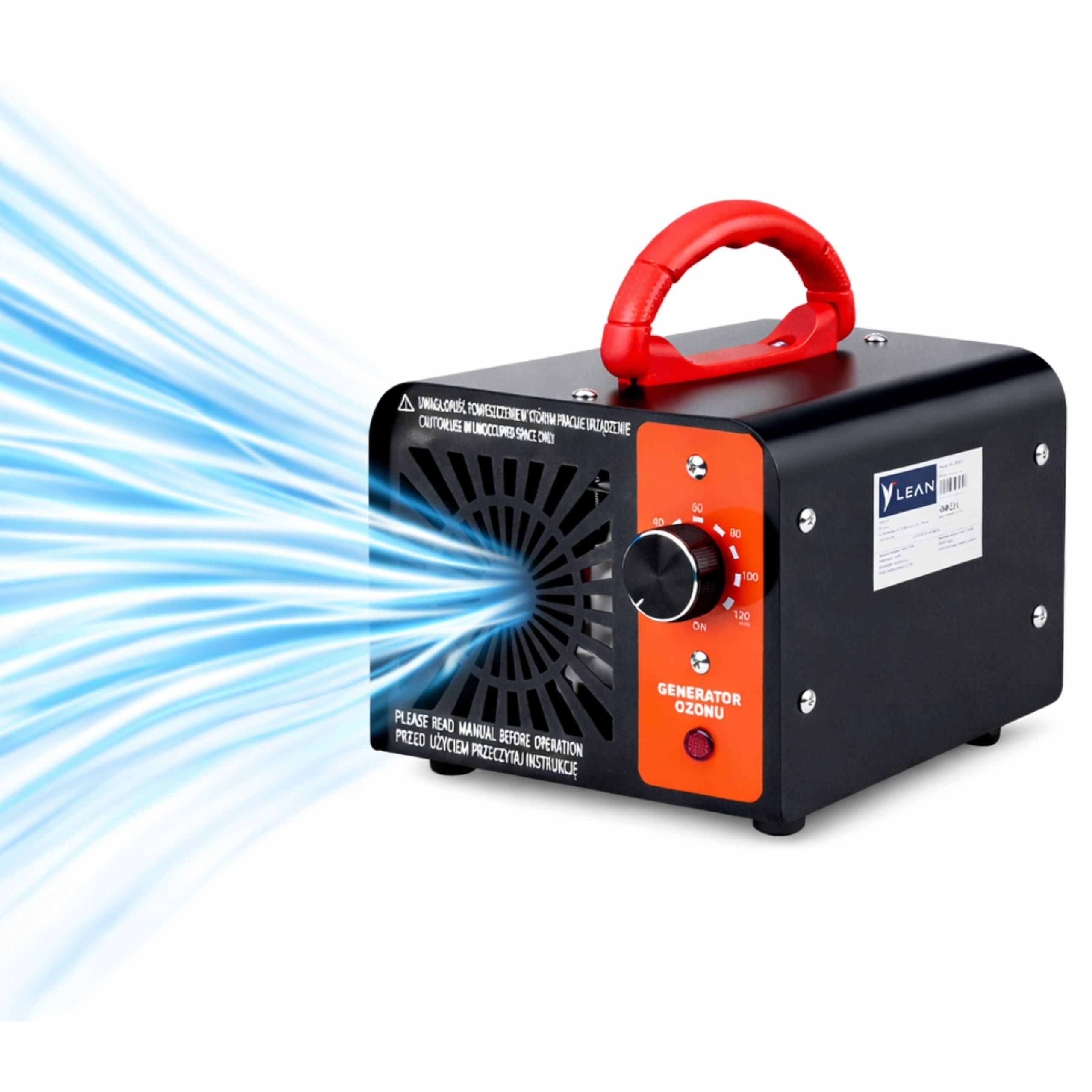 Ozone Generator Lean Ozonator 155w 60000mg Timer 120 Min