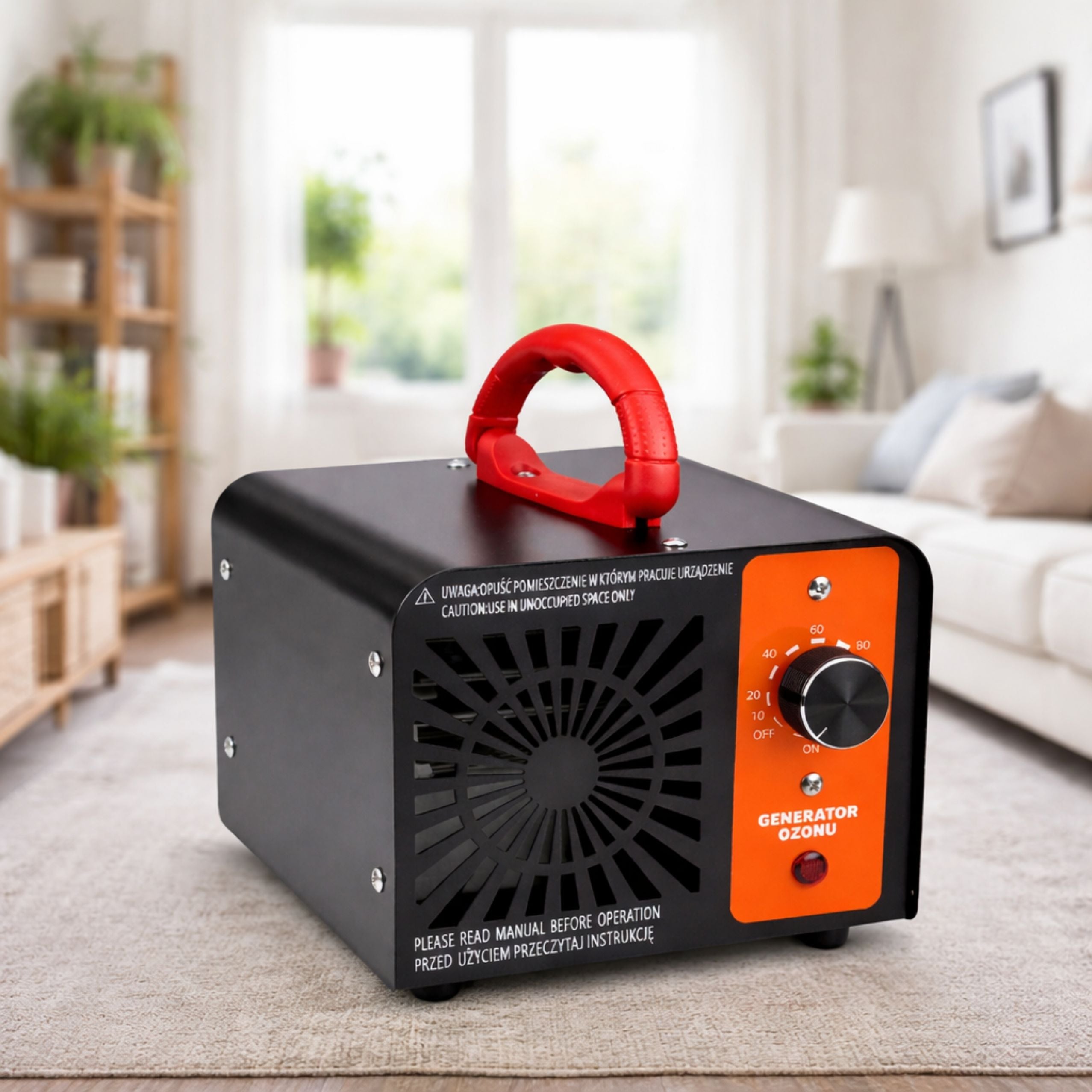 Ozone Generator Lean Ozonator 155w 60000mg Timer 120 Min