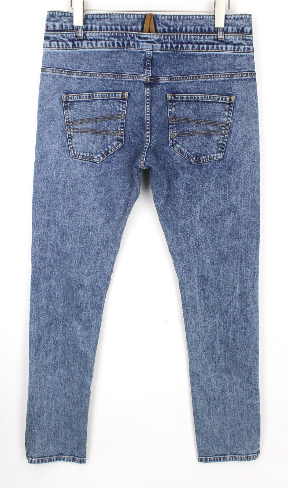 Desigual Coll_rep Men Jeansmid Blue Stretch Zip-fly Patch Denim classico