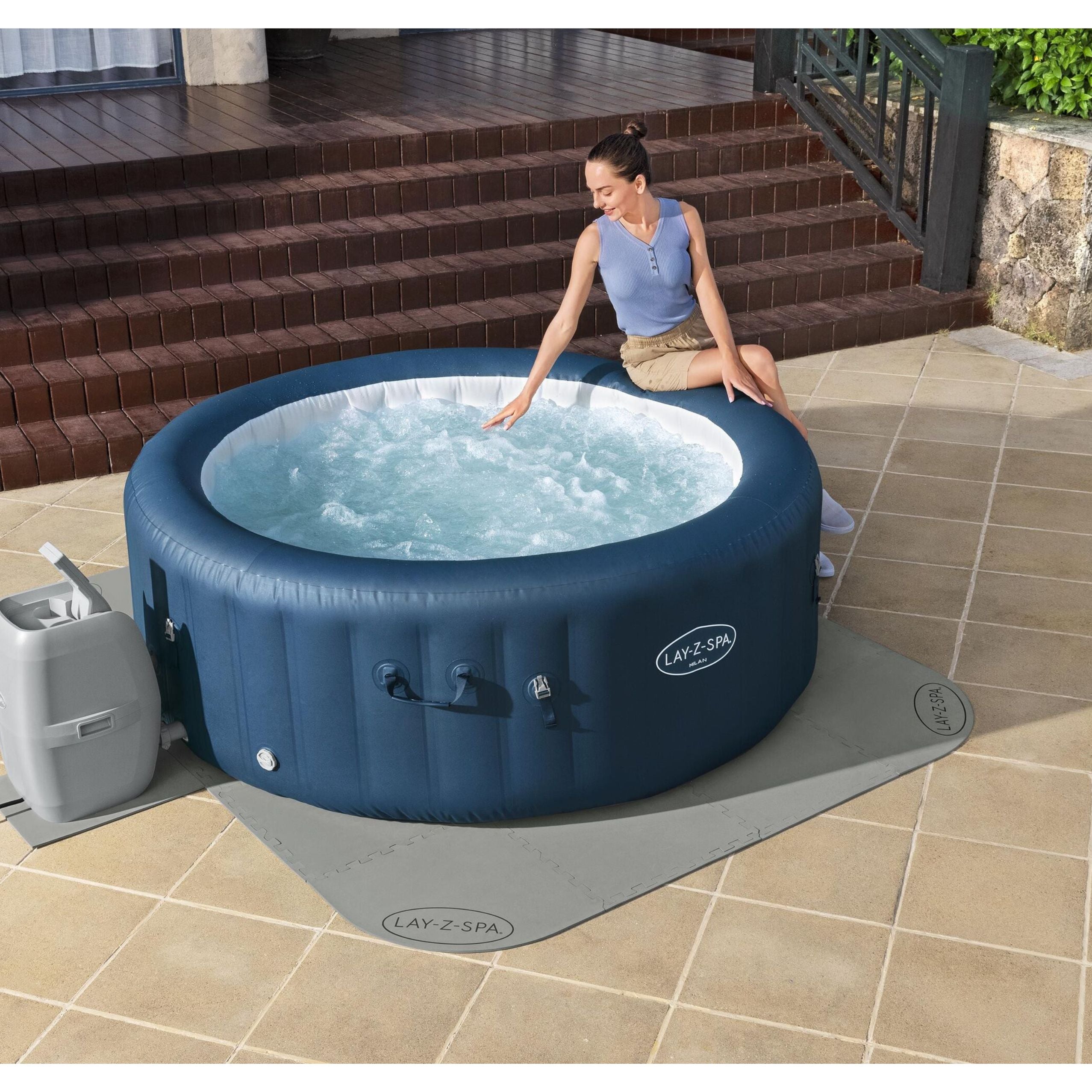 Lay-z-spa Foam Mat For Spa Pools 196 X 196 Cm Bestway 60334