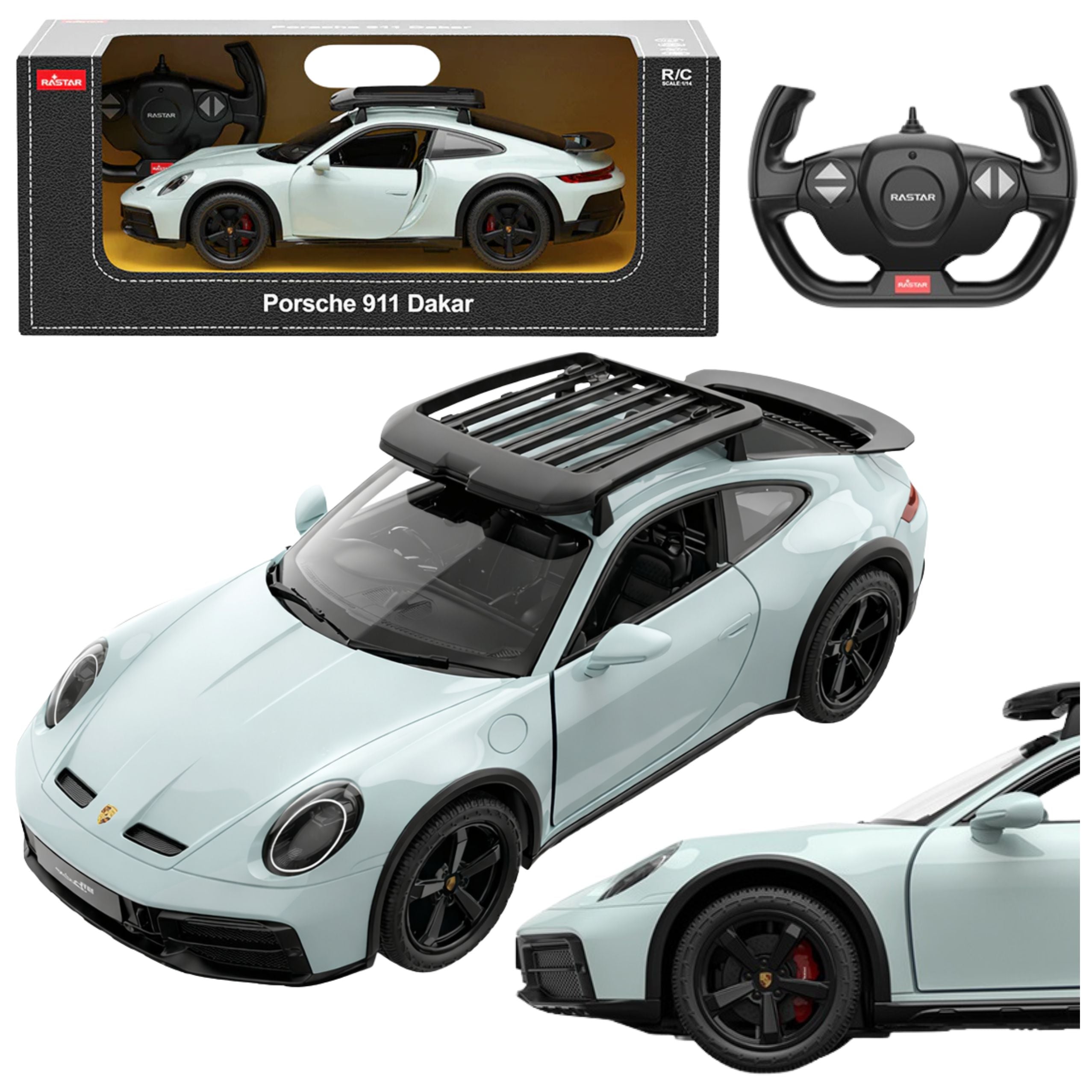 Porsche 911 Dakar Standard Version Remote Controlled Rc Rastar 1:14