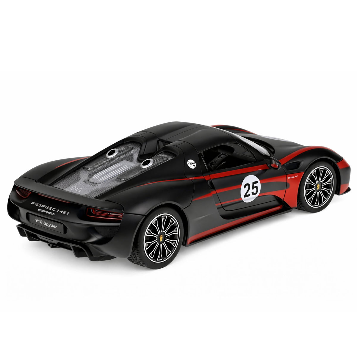 Porsche 918 Spyder Performance Fjärrstyrd Rc Bil Svart Rastar 1:14
