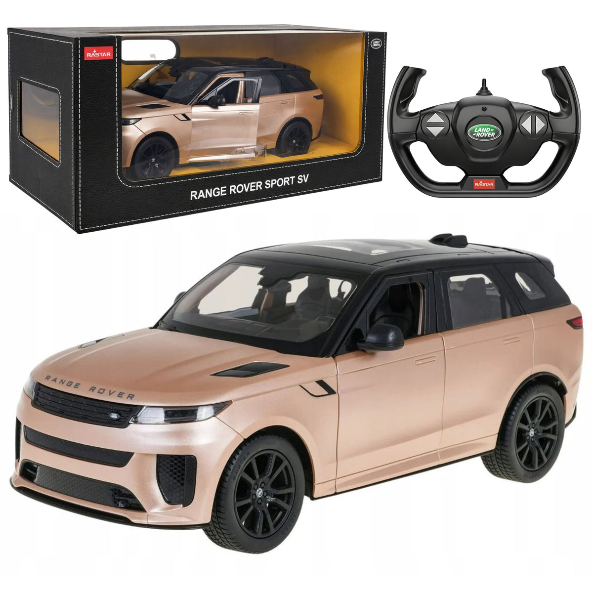 Range Rover Sport Sv Remote Controlled Rc Car Gold Rastar 1:14