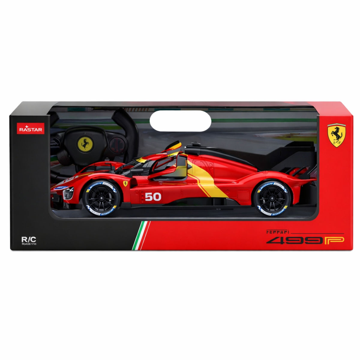 Ferrari 499p Ferngesteuertes Auto Rc Rot Rastar 1:24