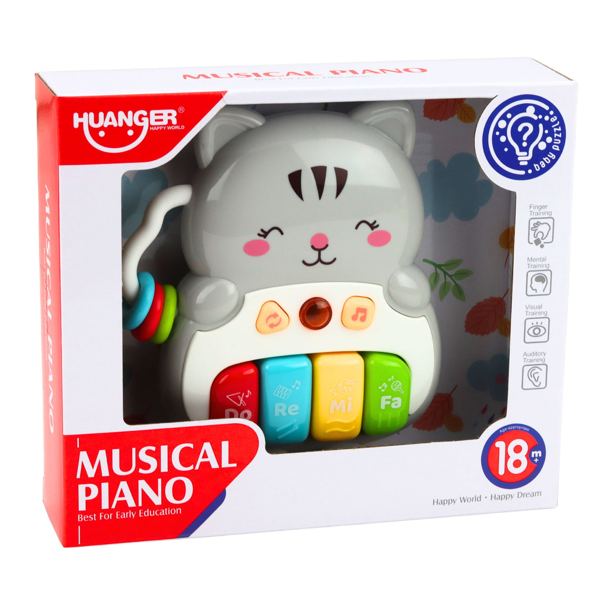 Musical Toy Kitten Piano Educational For Toddlers Melodies Sounds