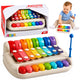 Children's Xylophone Piano Colorful Musical Instrument 2 In 1 Drumstick