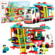 Folding Camper Construction Bricks Figures Lights Sounds 98 Pcs.