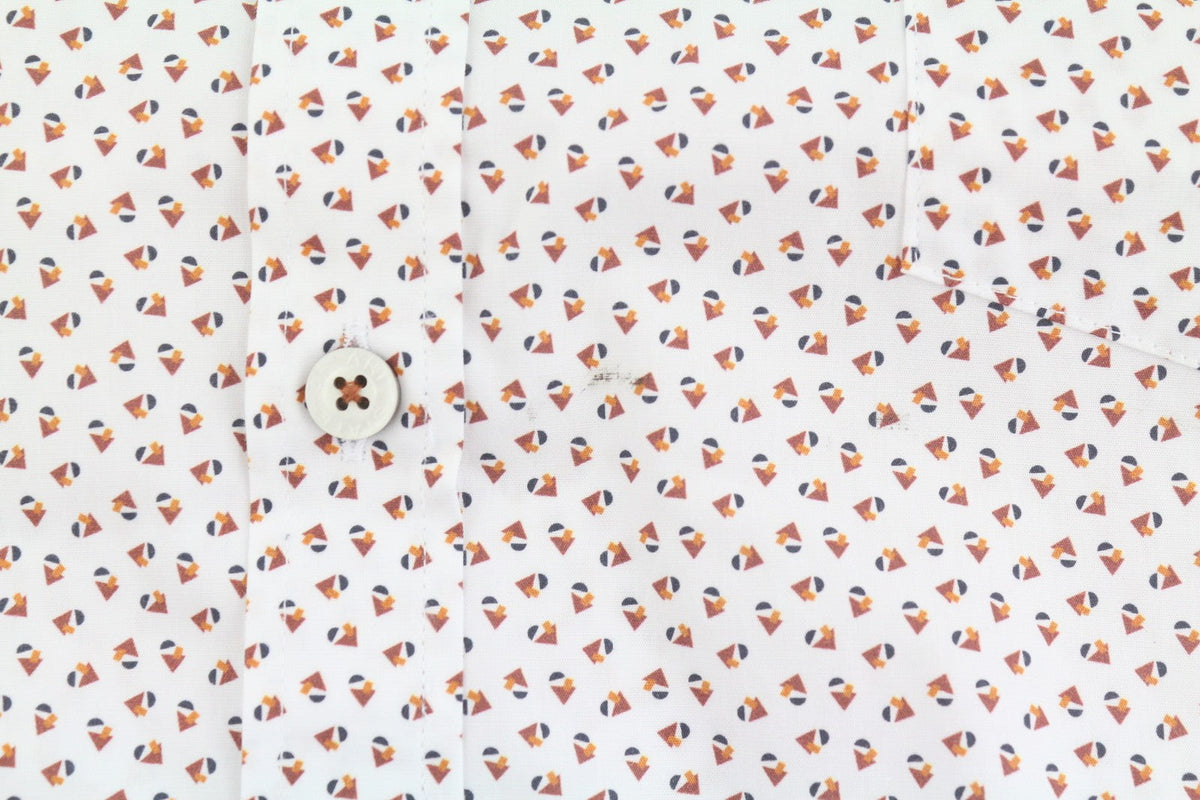 Camisa de algodão branco