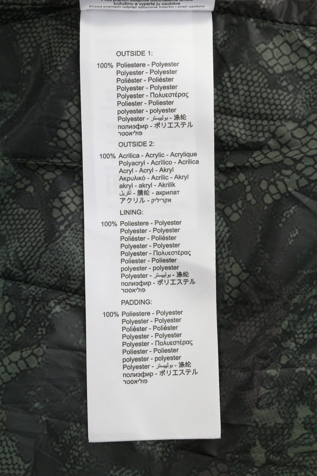 Black Polyester Jacket