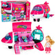 Foldable 2-in-1 Doll Passenger Plane Pink