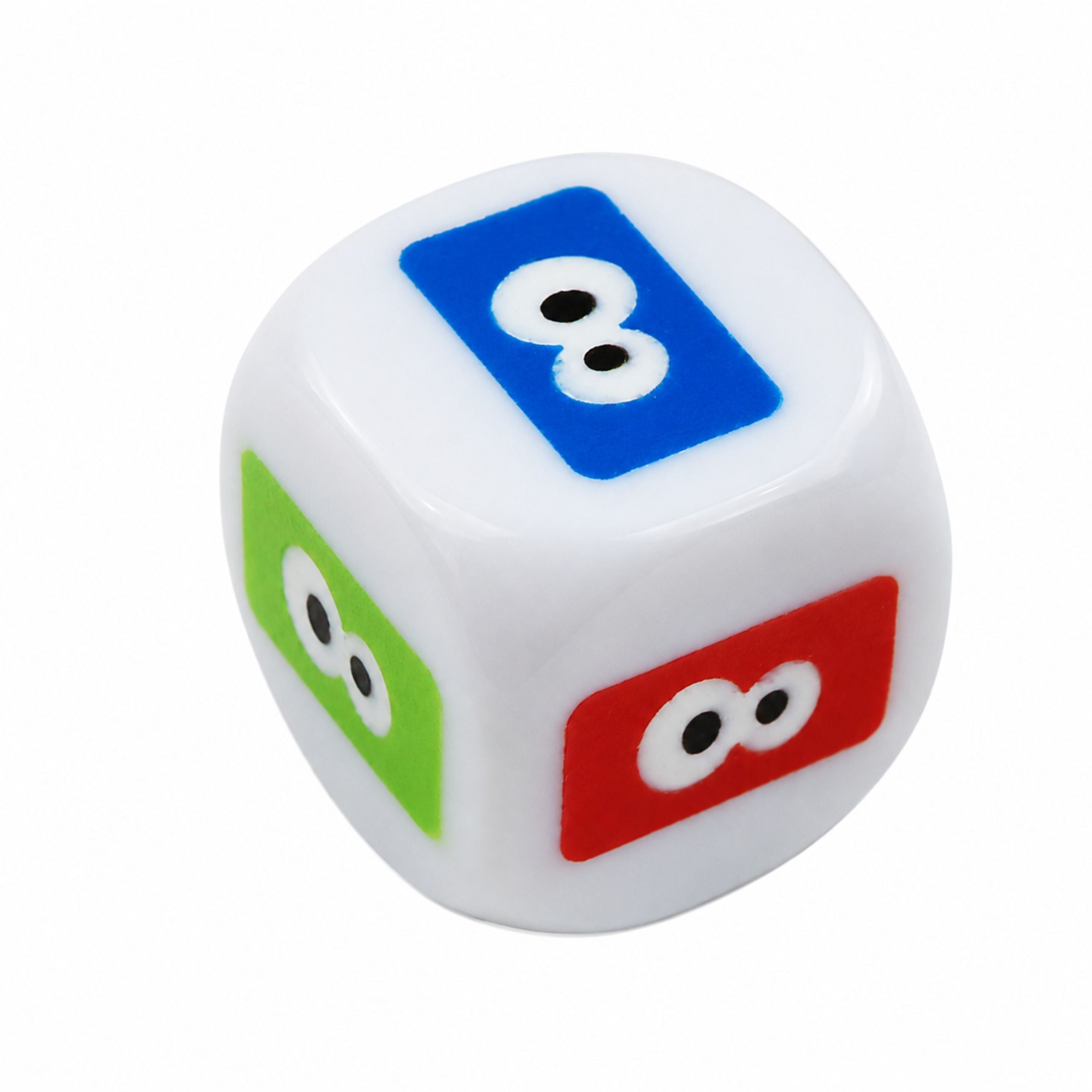 Skill Game Tower Of Blocks With Eyelets Dice Colorful 30 Pcs.