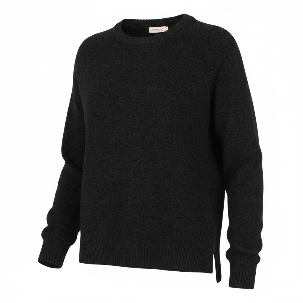 Pull en polyester noir