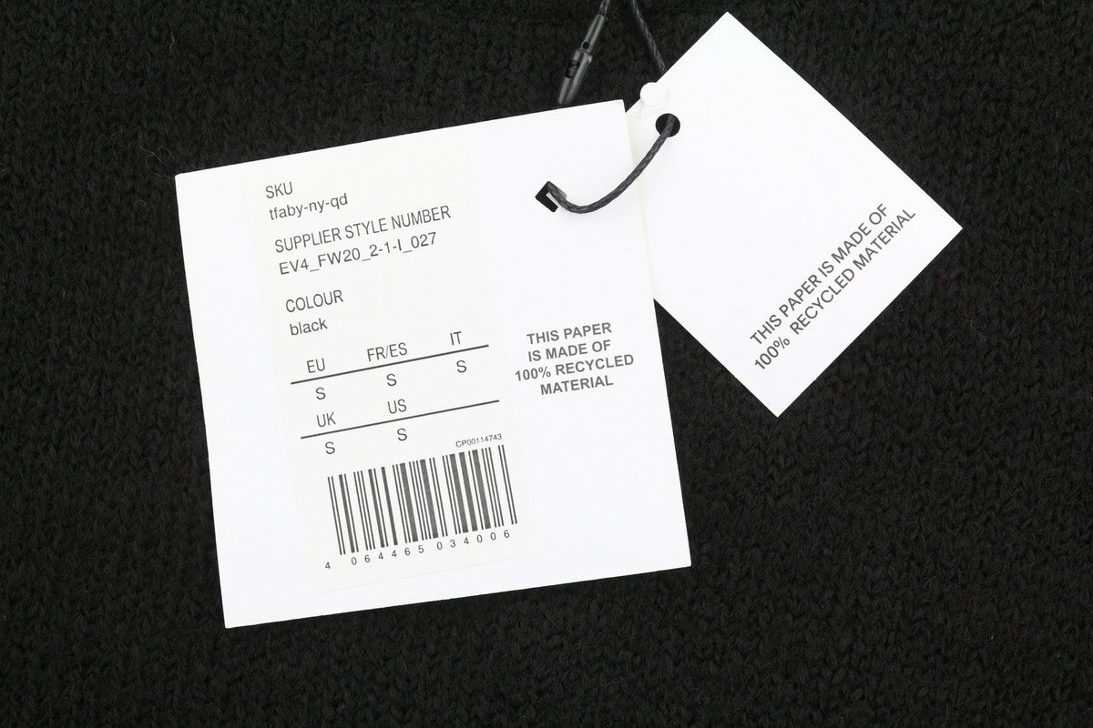 Black Polyester Jumper