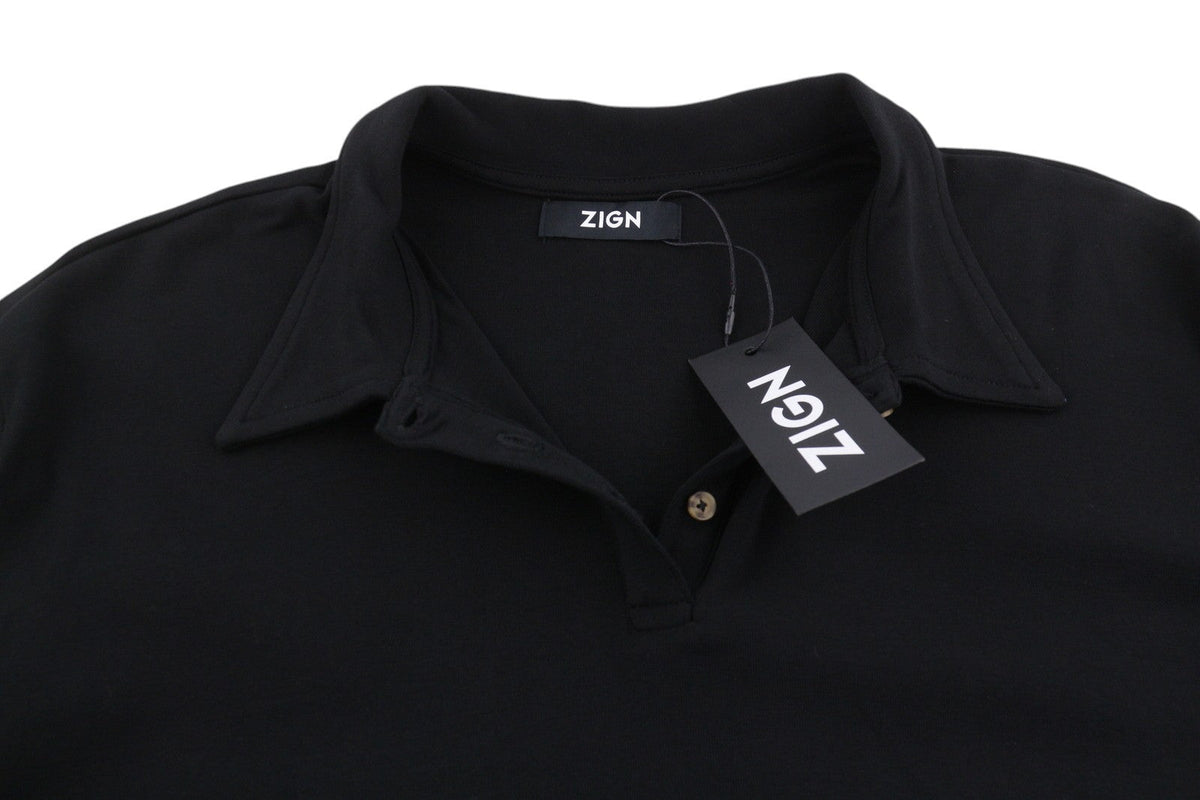 Black Cotton Sweatshirt