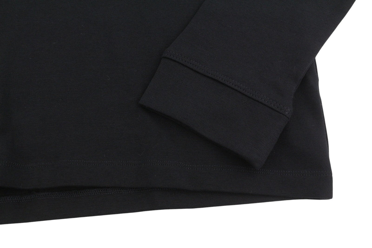 Black Cotton Sweatshirt