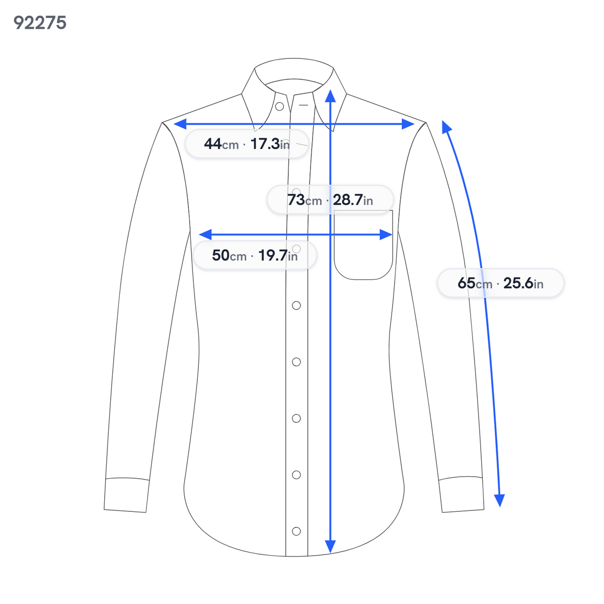 Blue Cotton Shirt