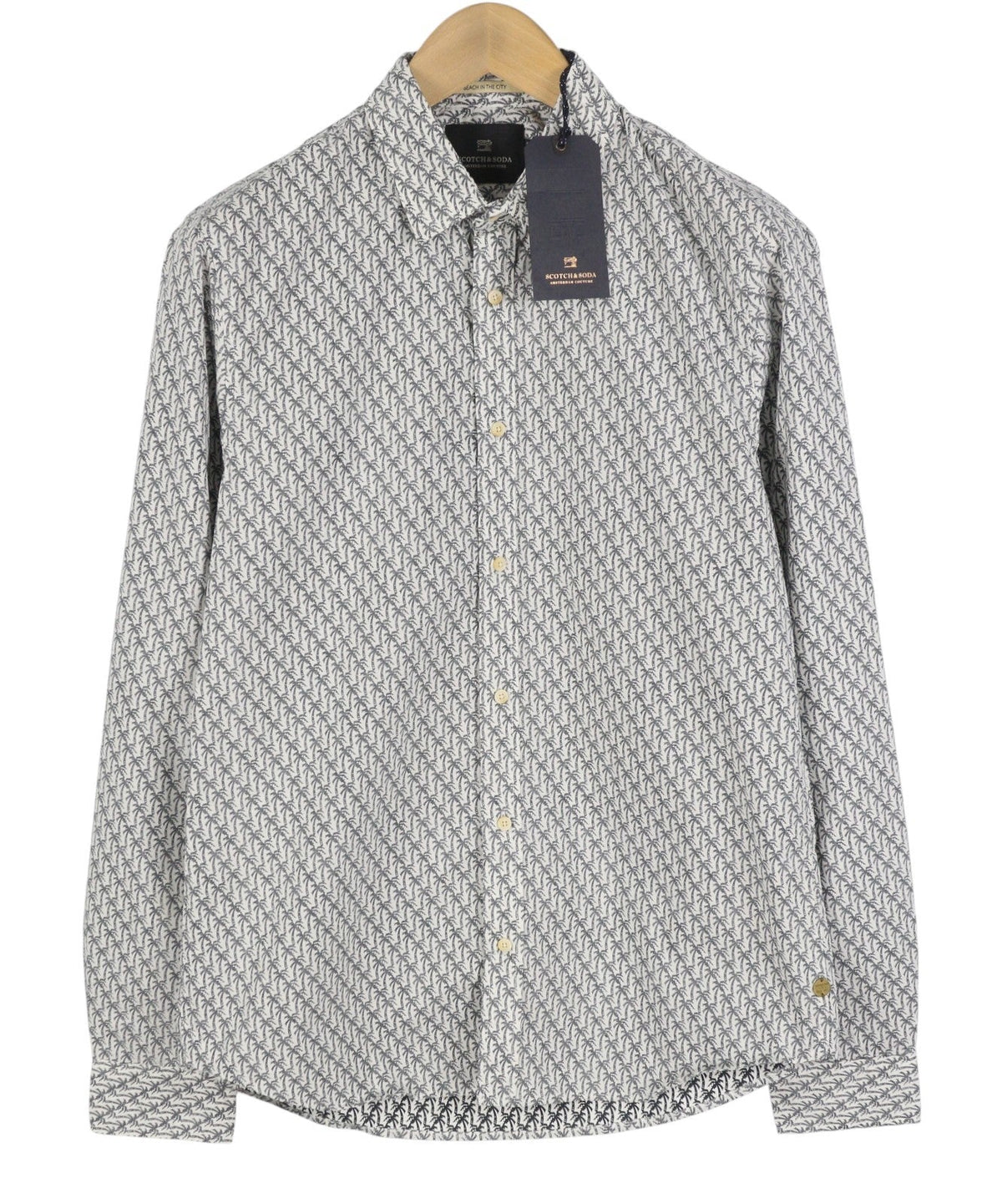 Chemise en coton grise