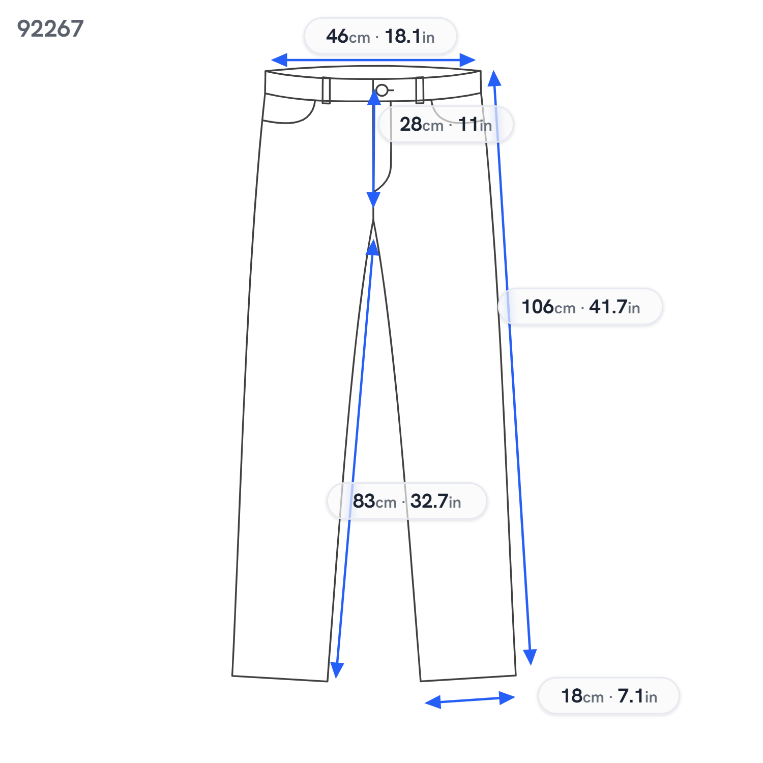 Red Cotton Trousers
