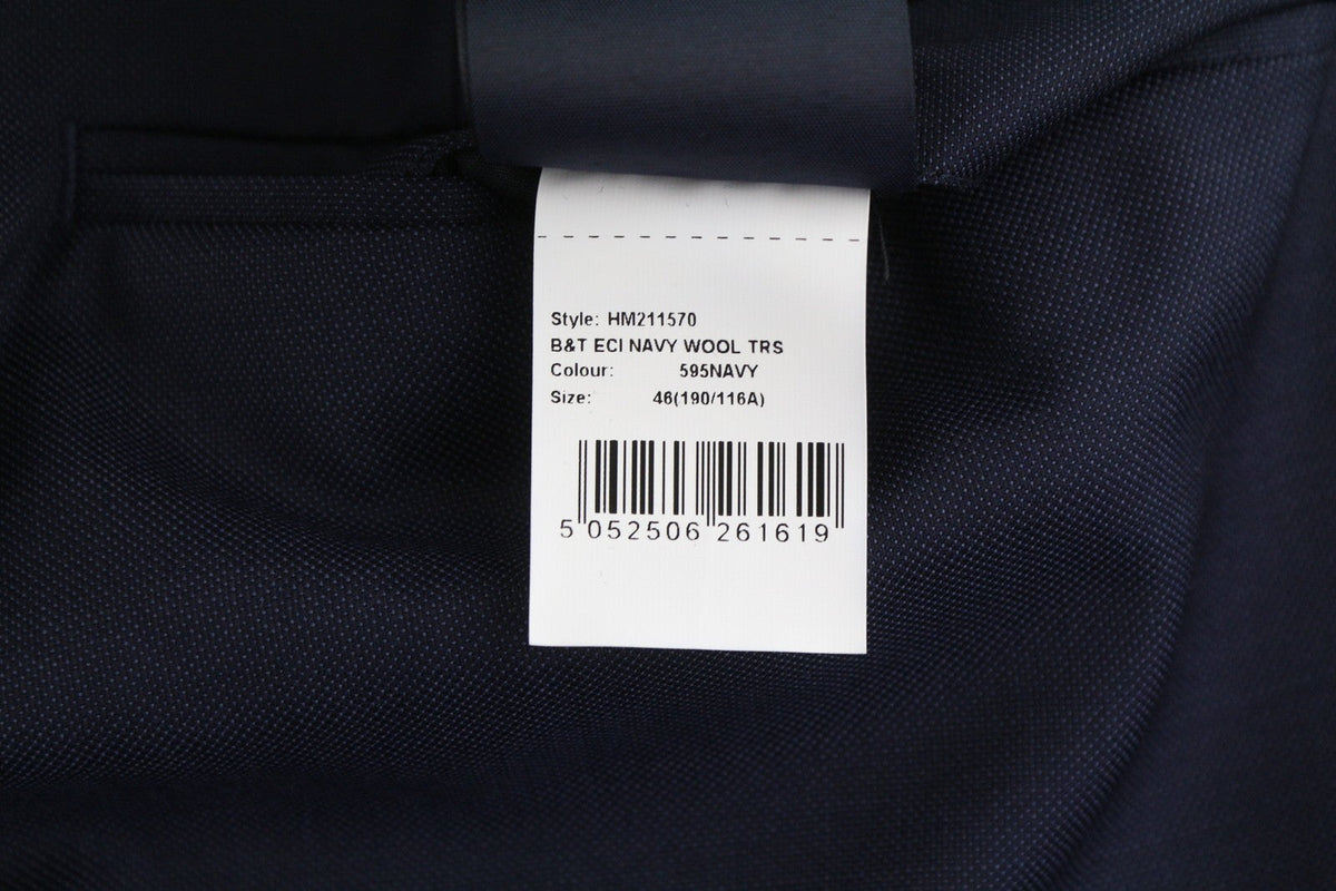 Blue Wool Trousers