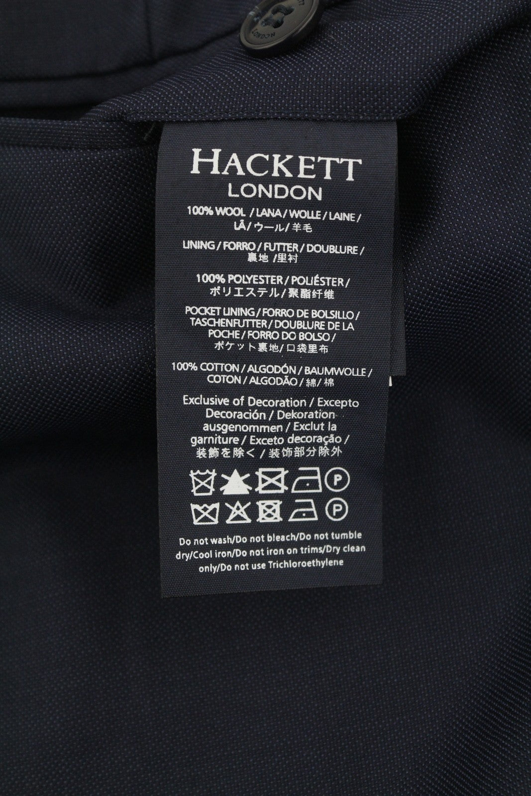 Blue Wool Trousers