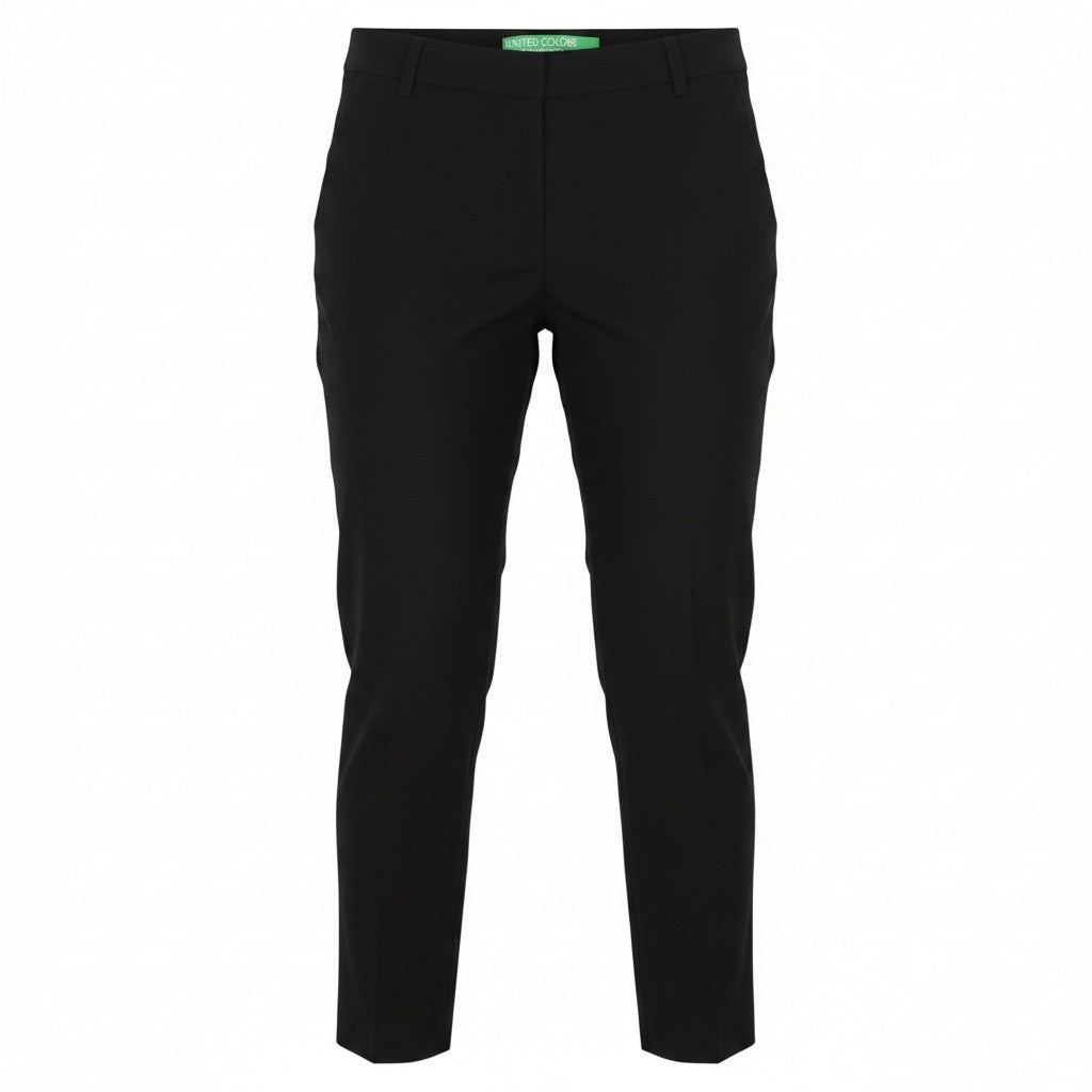 Black Polyester Trousers