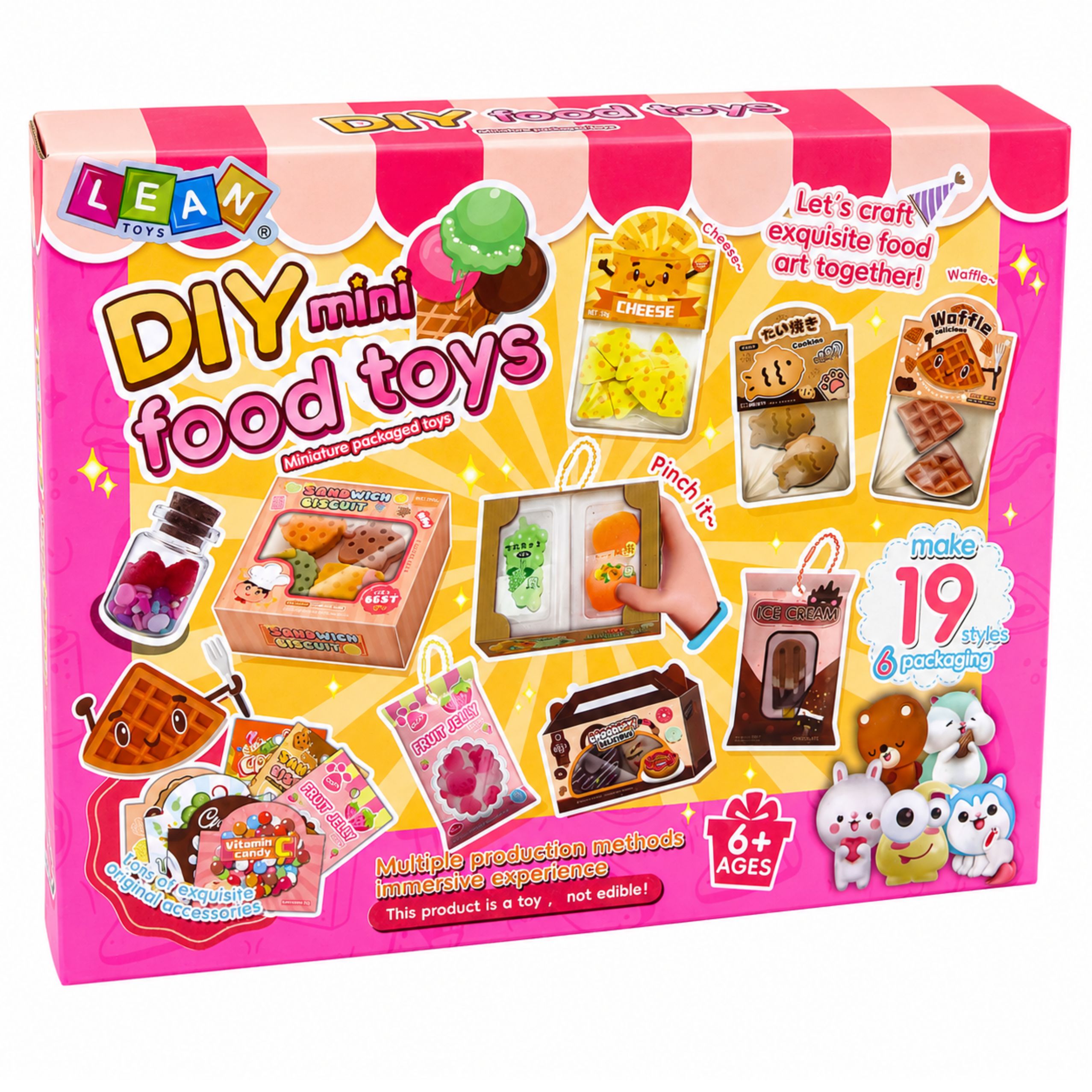 Diy Crafting Decorating Squishy Mini Sweets Snacks Kit