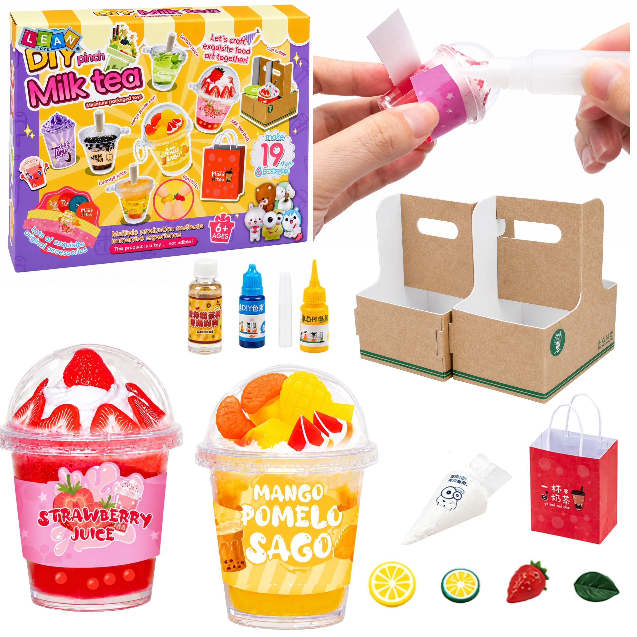 Diy Creative Kit: Creating Decorating Squishy milkshakes
