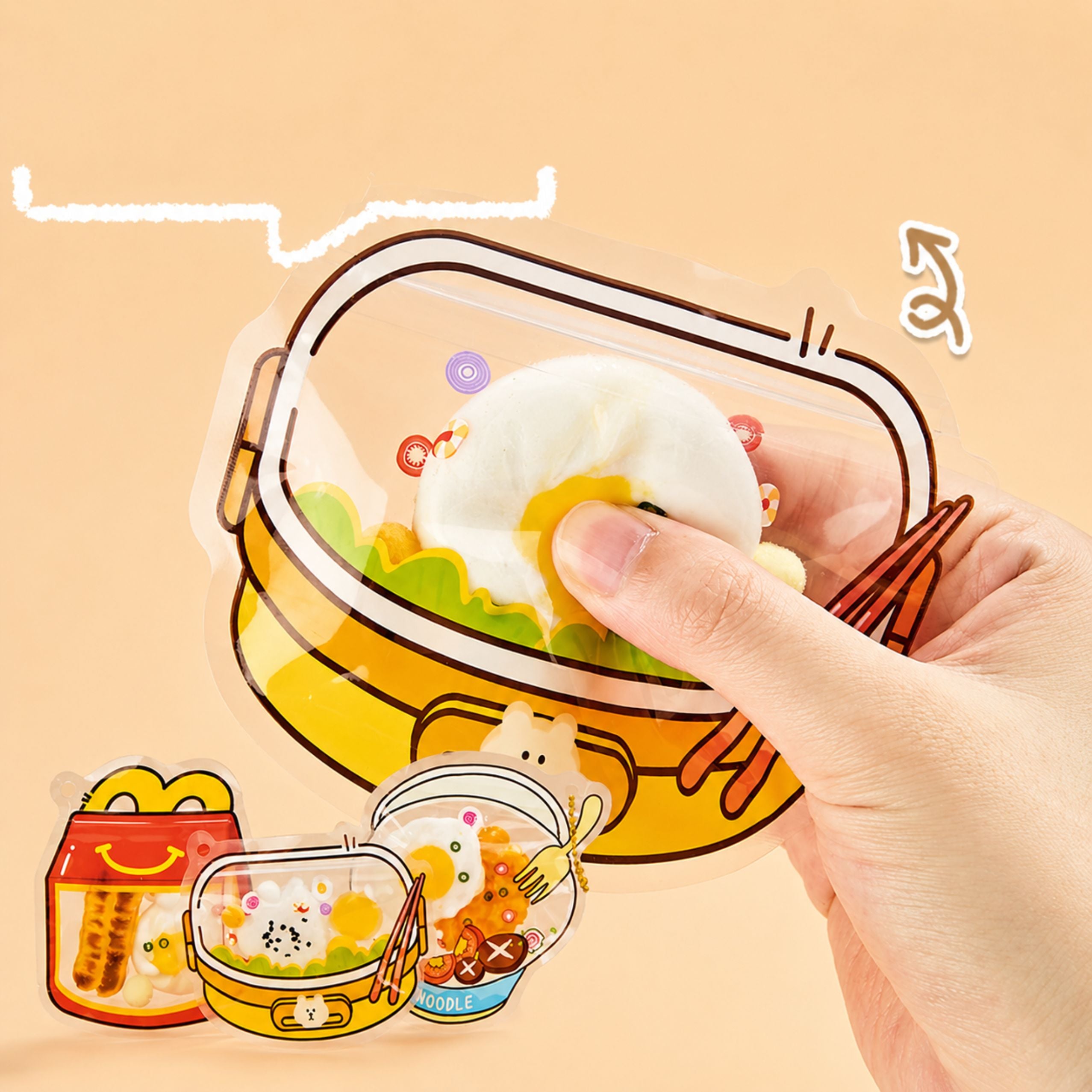 Creative Arts And Crafts Kit: Diy Squishy Decorative Breakfast Food
