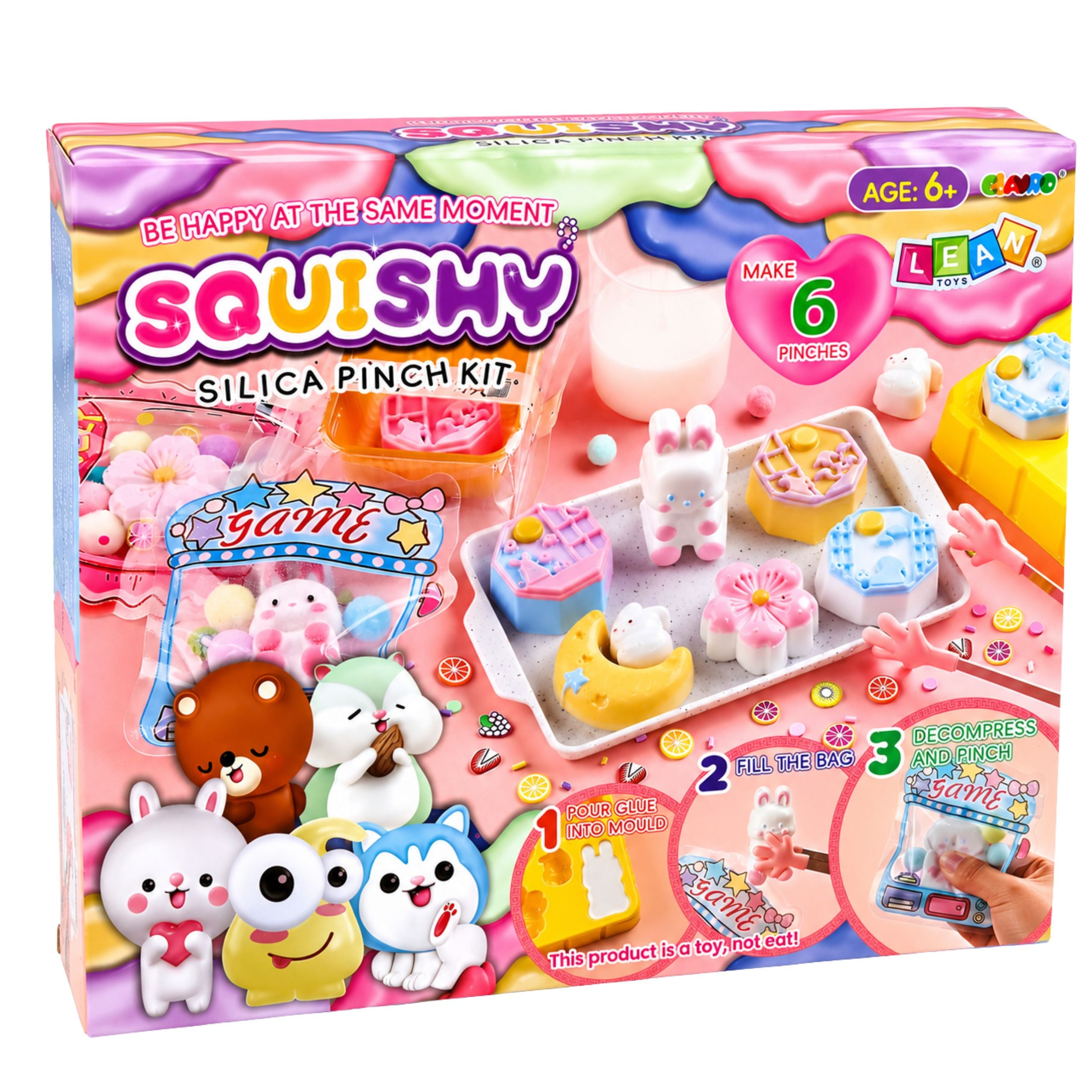 Creative Plastic Set Creating Squishy Decorative Desserts Flowers Diy