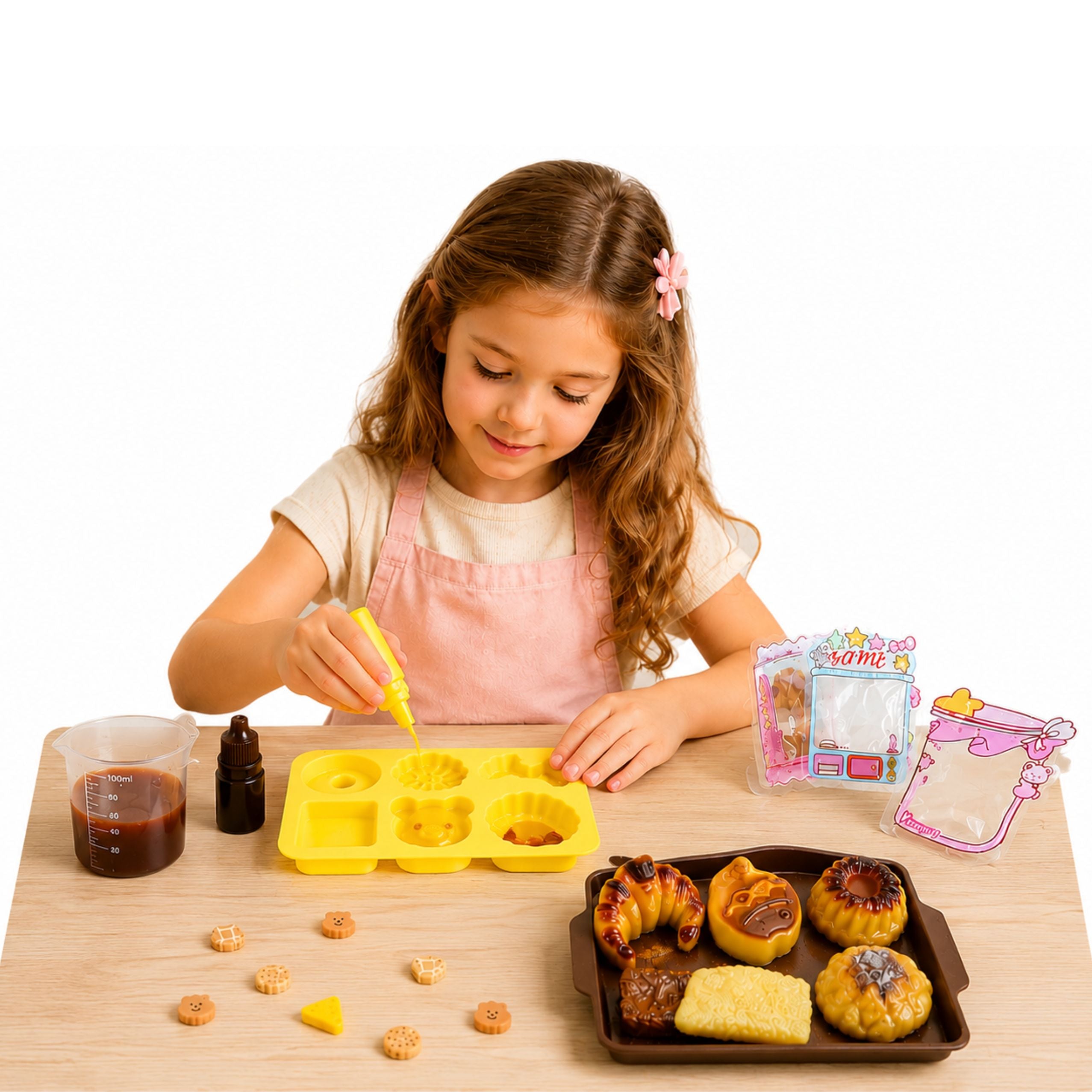 Creative Plastic Kit Creating Squishy Decorative Baking Cookies Diy