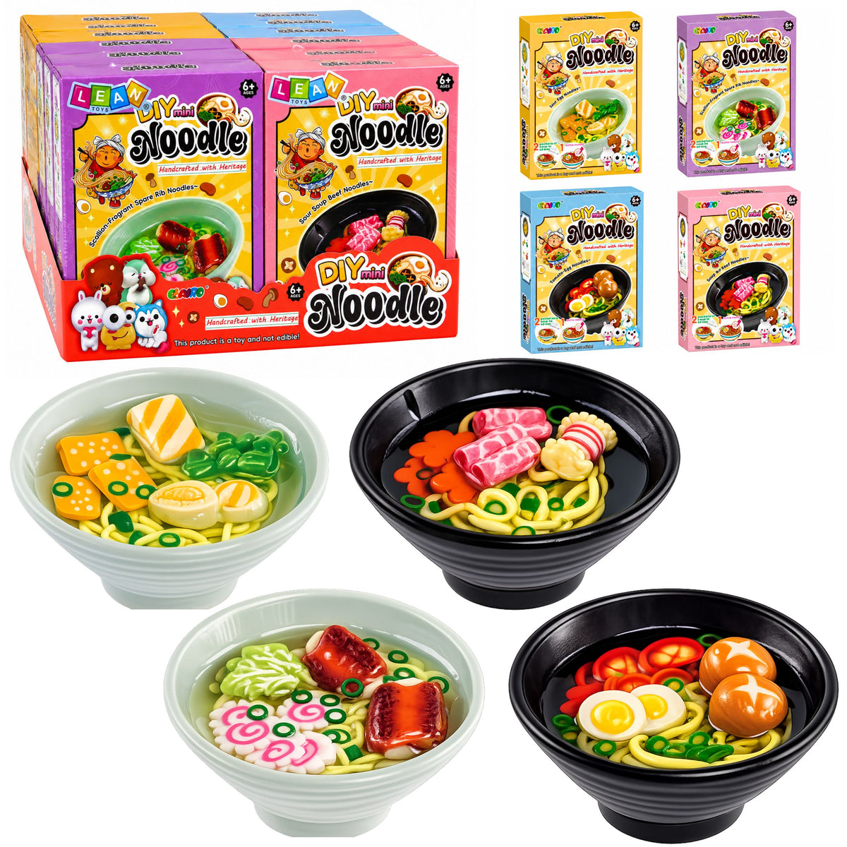 Направи си сам Ramen Noodles Ключодържател Висулка Творчески комплект за деца