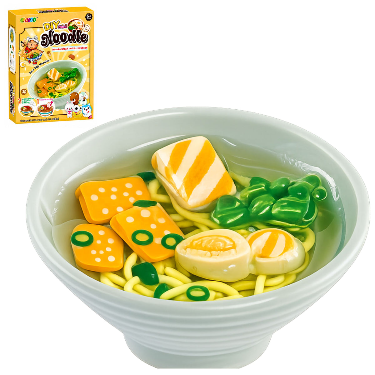 Направи си сам Ramen Noodles Ключодържател Висулка Творчески комплект за деца