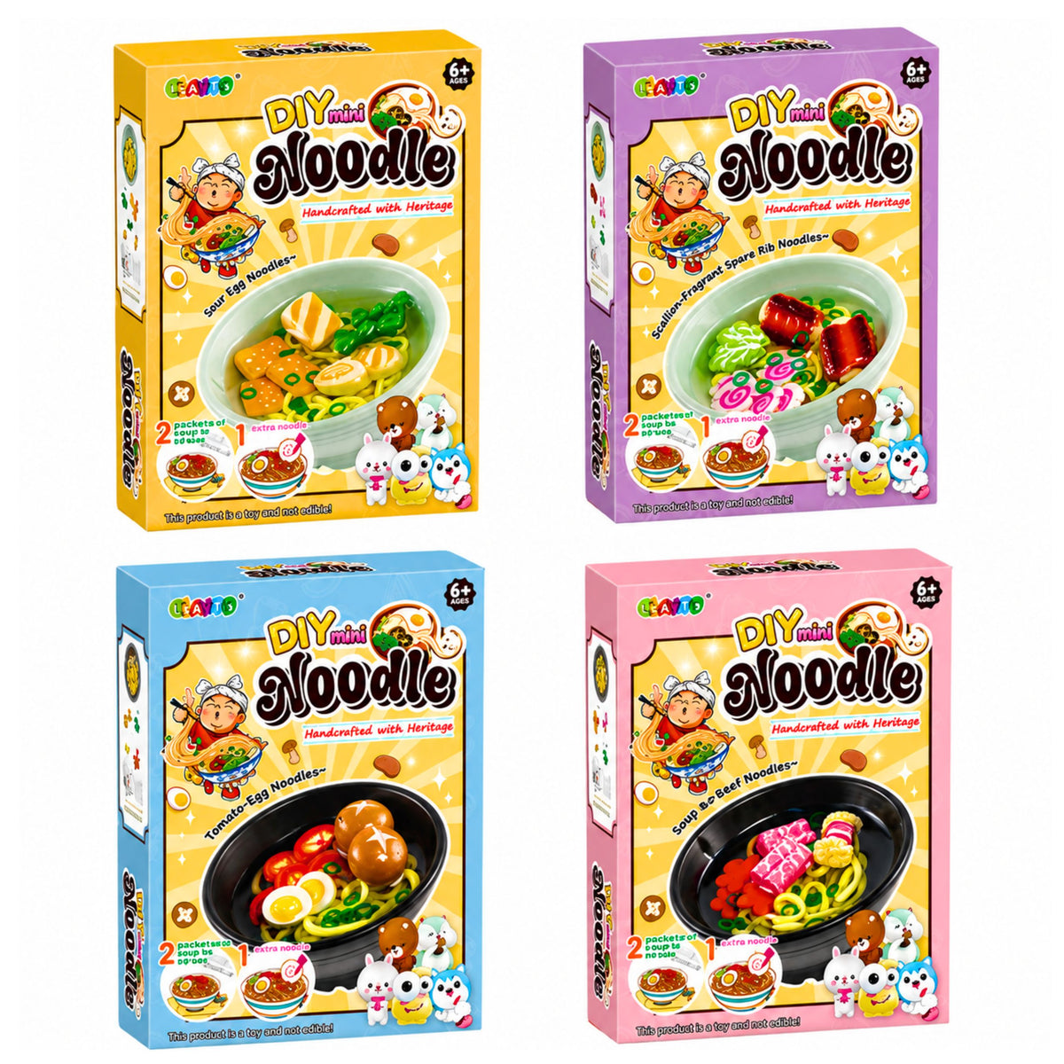 Направи си сам Ramen Noodles Ключодържател Висулка Творчески комплект за деца