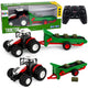 Remote Controlled Agricultural Tractor With Conveyor Belt Rc Bale Lights 1:24