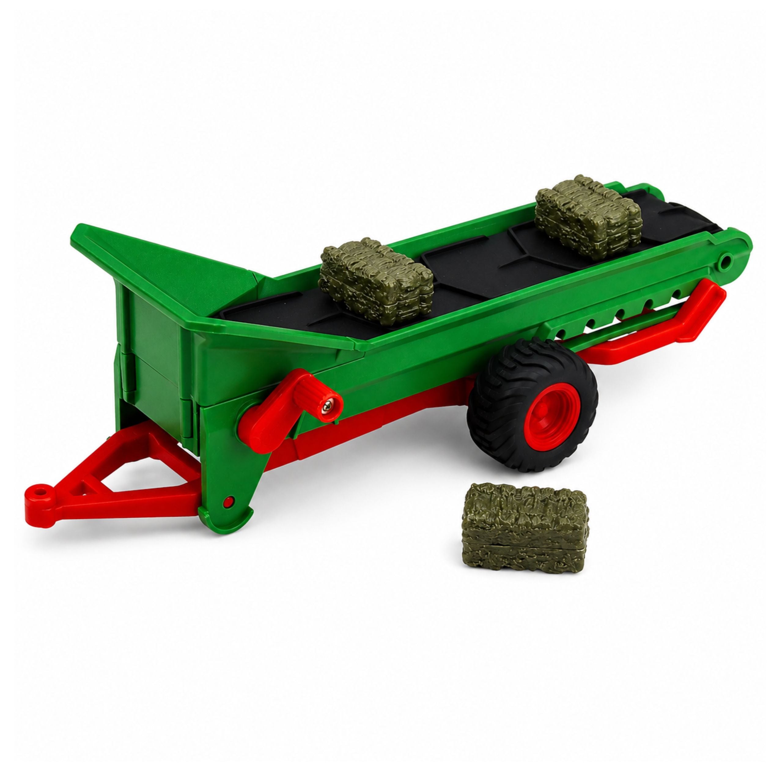 Remote Controlled Agricultural Tractor With Conveyor Belt Rc Bale Lights 1:24