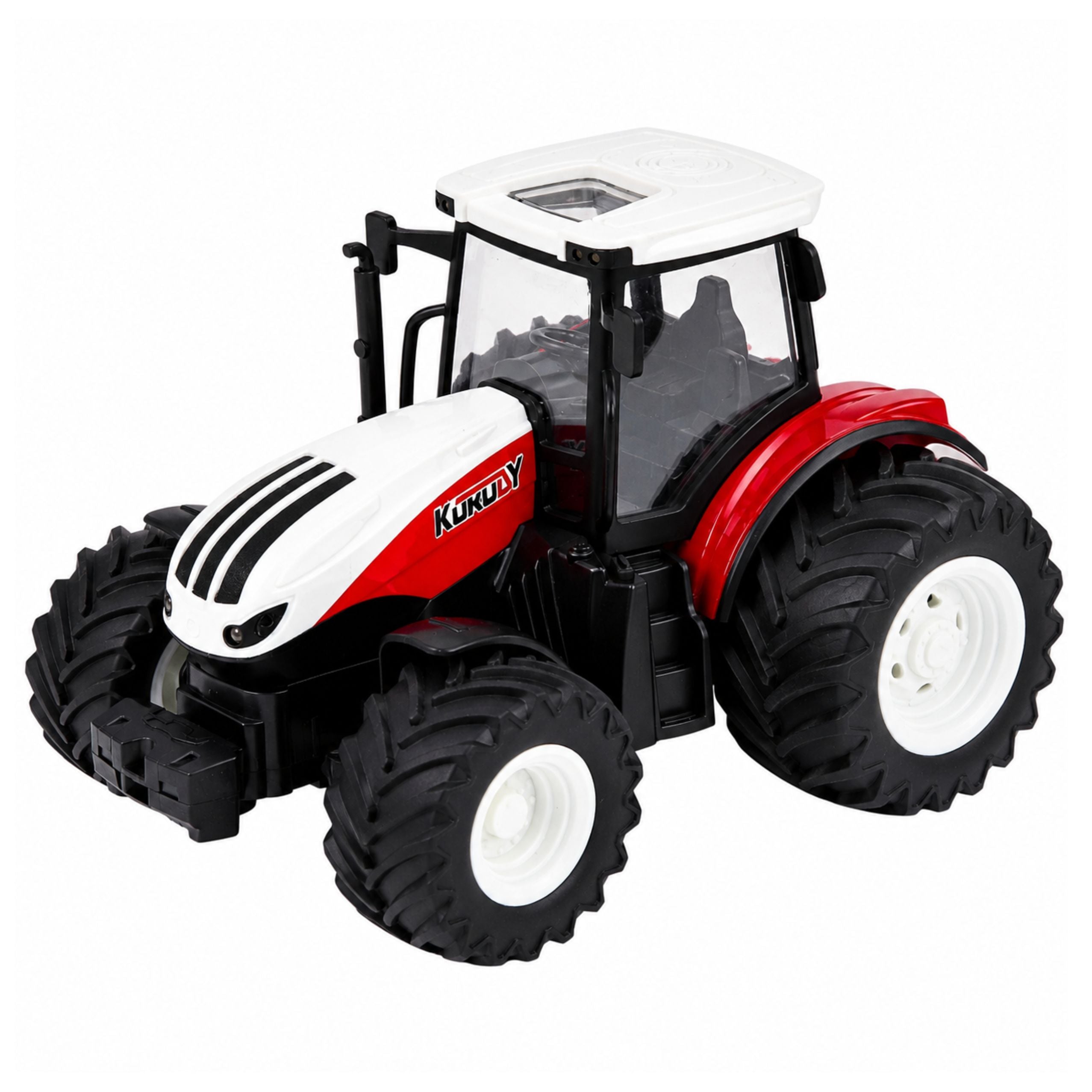 Remote Controlled Farm Tractor With Tipper Trailer Lights Sound 1:24