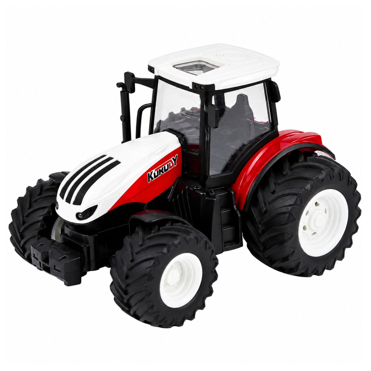 Trattore agricolo telecomandato con luci del rimorchio ribaltabile Suono 1:24