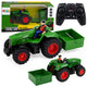 Remote Controlled Rc Agricultural Tractor With Box Trailer Farmer 1:24