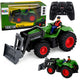 Remote Controlled Agricultural Tractor With Bulldozer And Farmer Rc 1:24