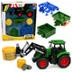 Agricultural Set Tractor With Bale Grabber Agricultural Trailer Hay 1:24