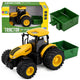 Agricultural Farm Tractor With Fertilizer Spreader Lights Sound Yellow 1:24