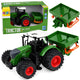 Agricultural Farm Tractor With Seeder Rubber Wheels Agricultural Machine 1:24